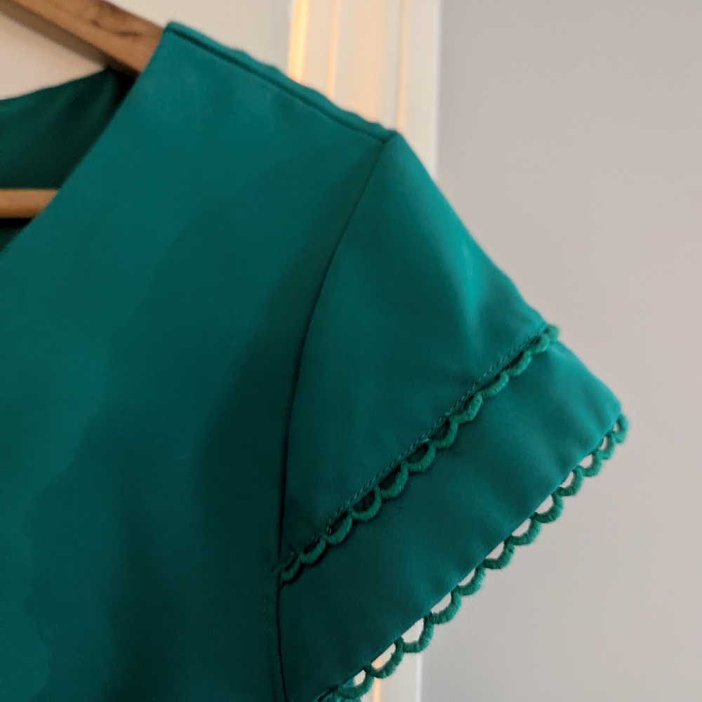 Nicole Miller Emerald Green Dress - Picture 4 of 6